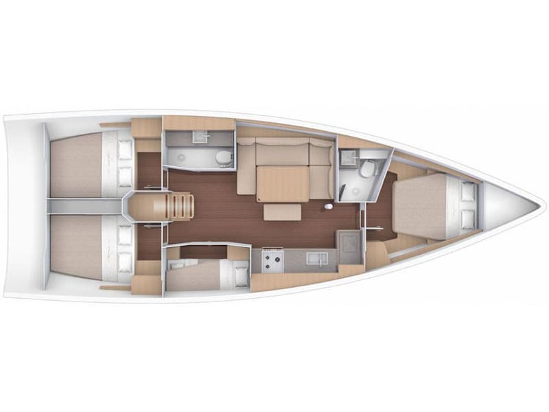 Dufour 430 Blue Moon 2 – bilde 5 av 5