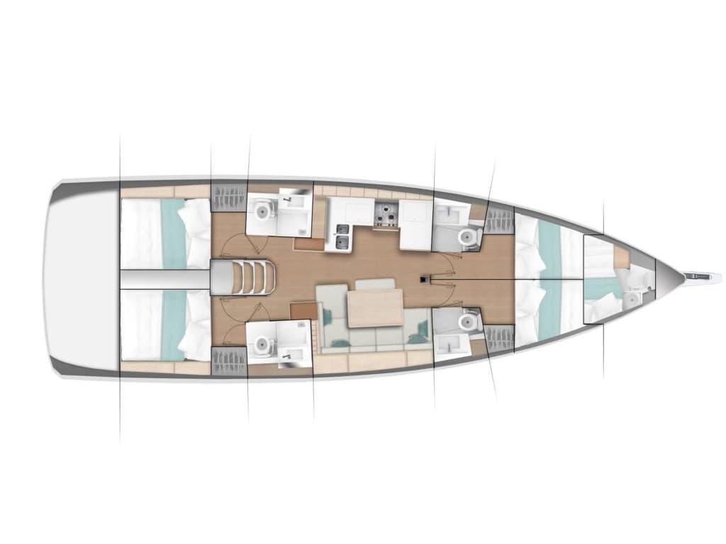 Jeanneau Sun Odyssey 490 Jeanneau SO 490 – bilde 5 av 5