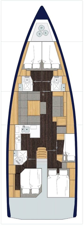 Bavaria C50 Big blue – bilde 2 av 17