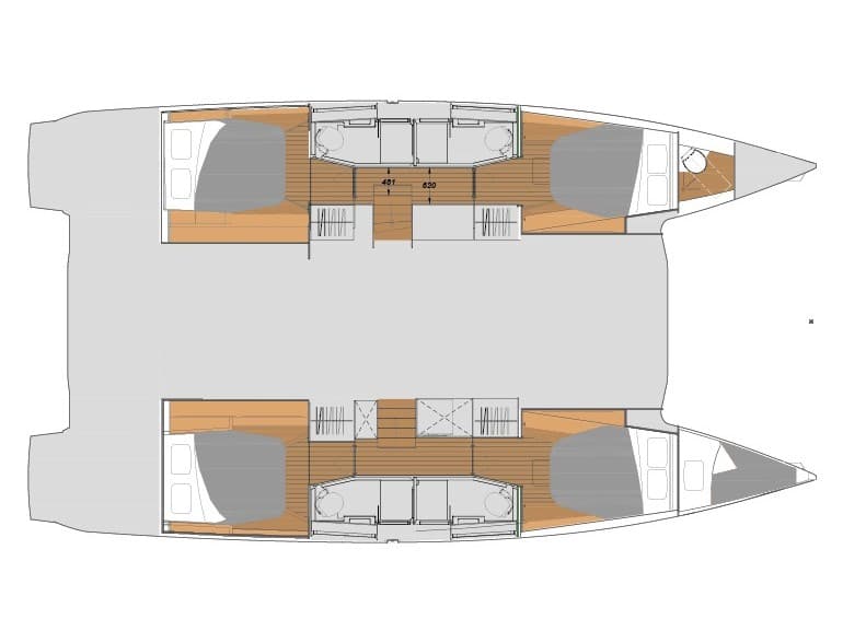 Fountaine Pajot Elba 45 Greek Beauty – bilde 5 av 5