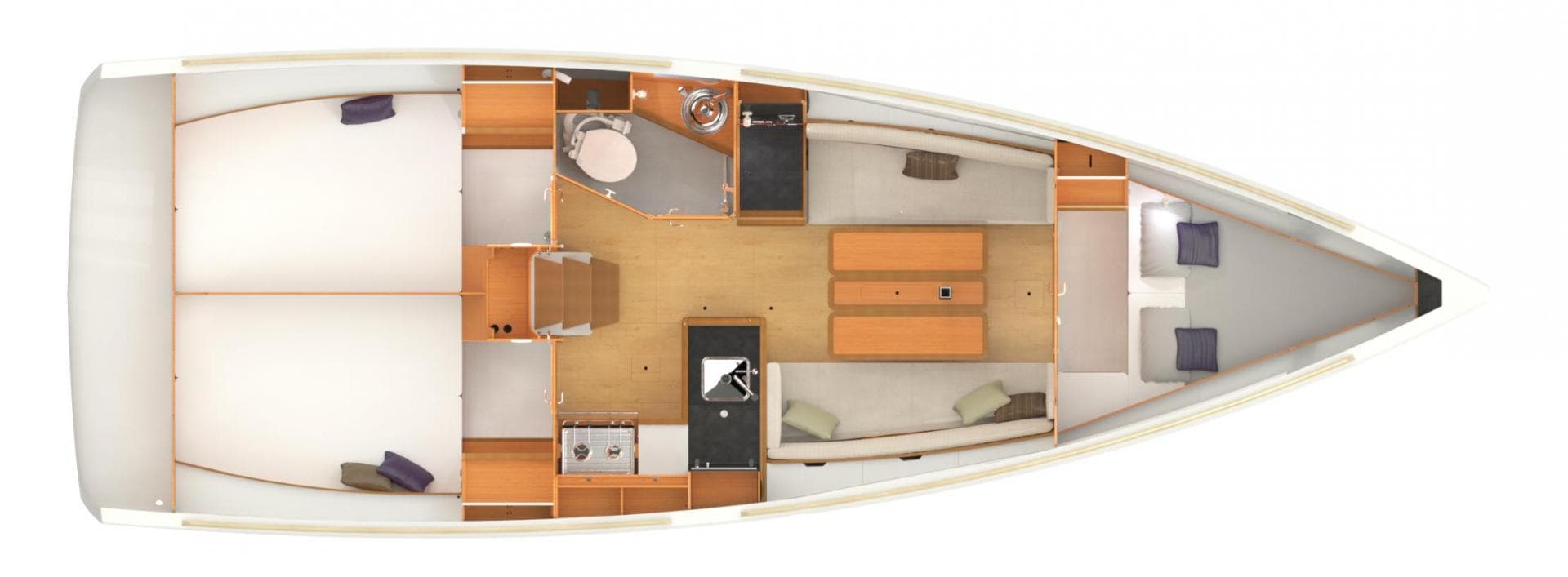 Jeanneau Sun Odyssey 349 Porto Tolero – bilde 4 av 11