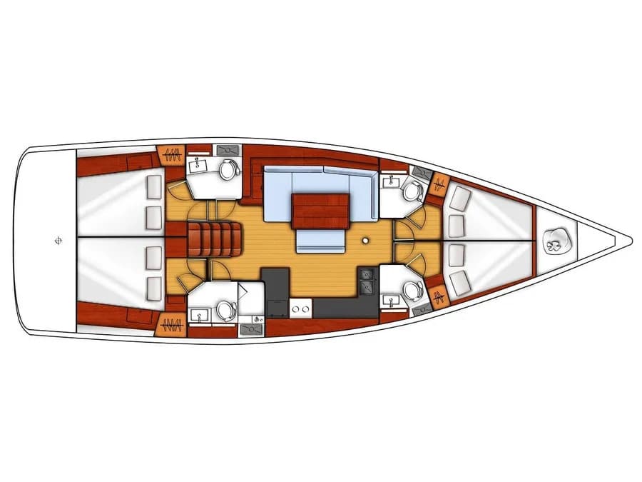 Beneteau Oceanis 48 Cayetana – bilde 3 av 3