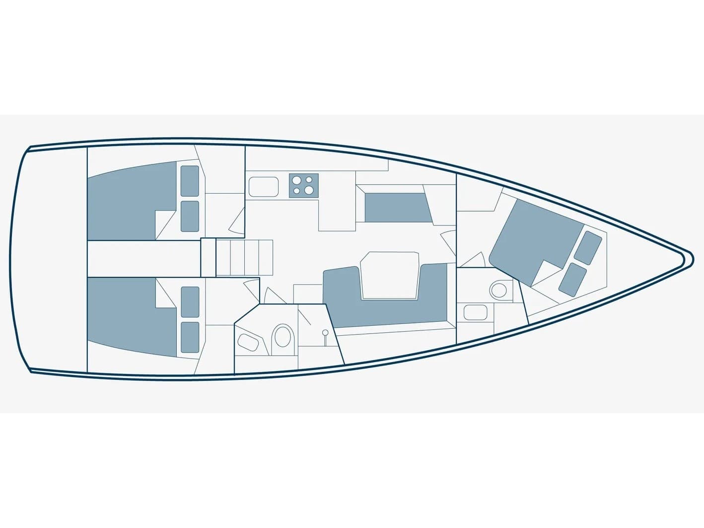 Beneteau Oceanis 41.1 Kos – bilde 4 av 4