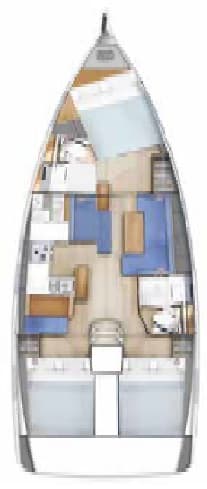 Jeanneau Sun Odyssey 440 Nantes – bilde 5 av 7