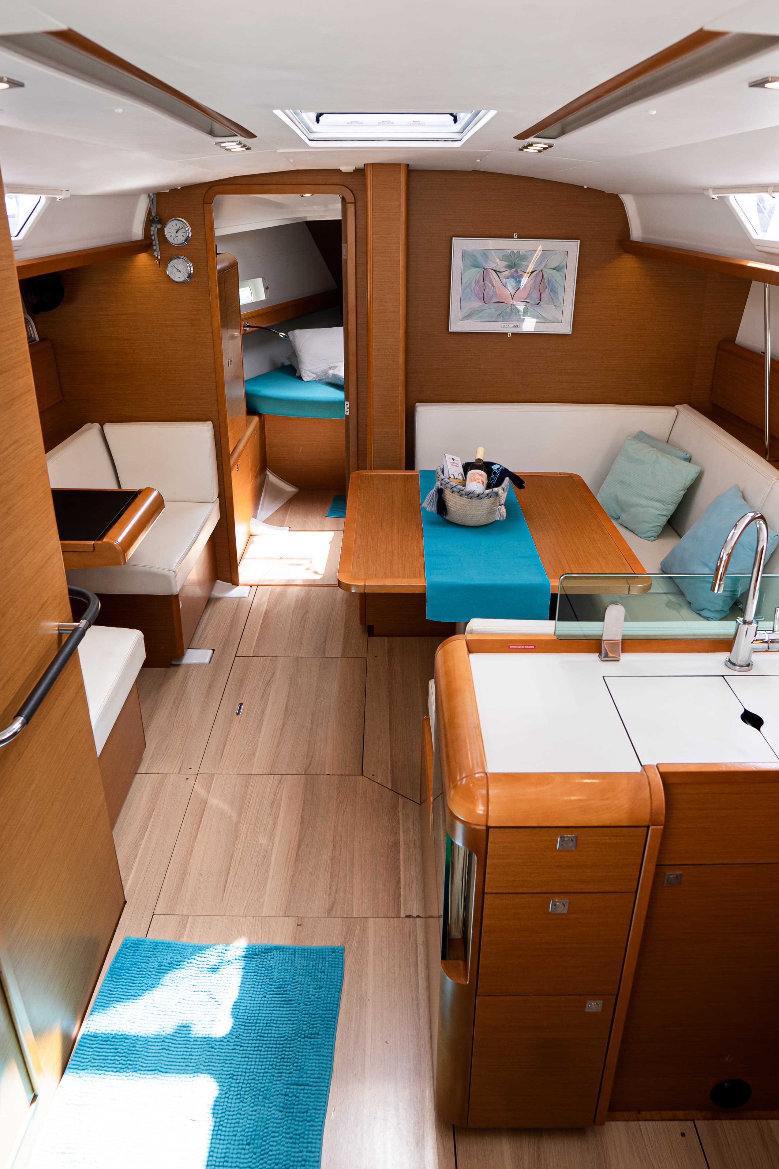 Jeanneau Sun Odyssey 419 IZZI Boat location in LEFKAS MARINA, D-marin – bilde 2 av 19