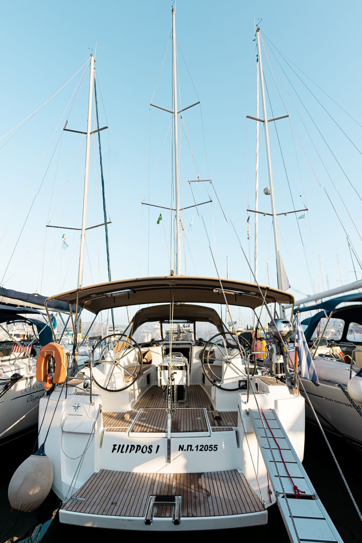 Jeanneau Sun Odyssey 479 FILIPPOS I Boat location in LEFKAS MARINA, D-marin 1 SUP FREE – bilde 3 av 19