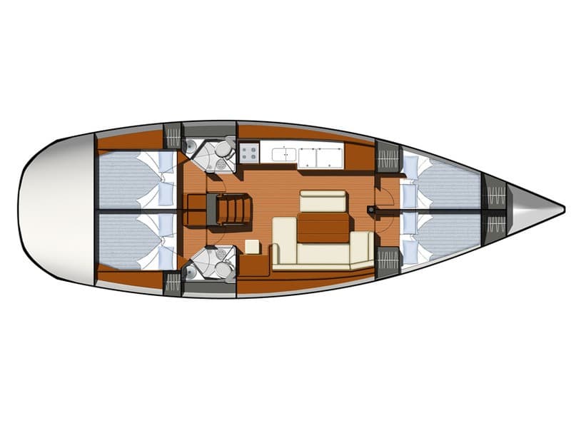 Jeanneau Sun Odyssey 44 i Tewa – bilde 5 av 5
