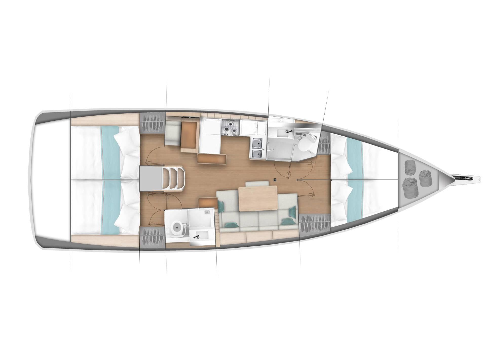 Jeanneau Sun Odyssey 440 Astro – bilde 3 av 3