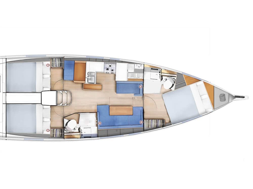Jeanneau Sun Odyssey 410 Baghera – bilde 3 av 3