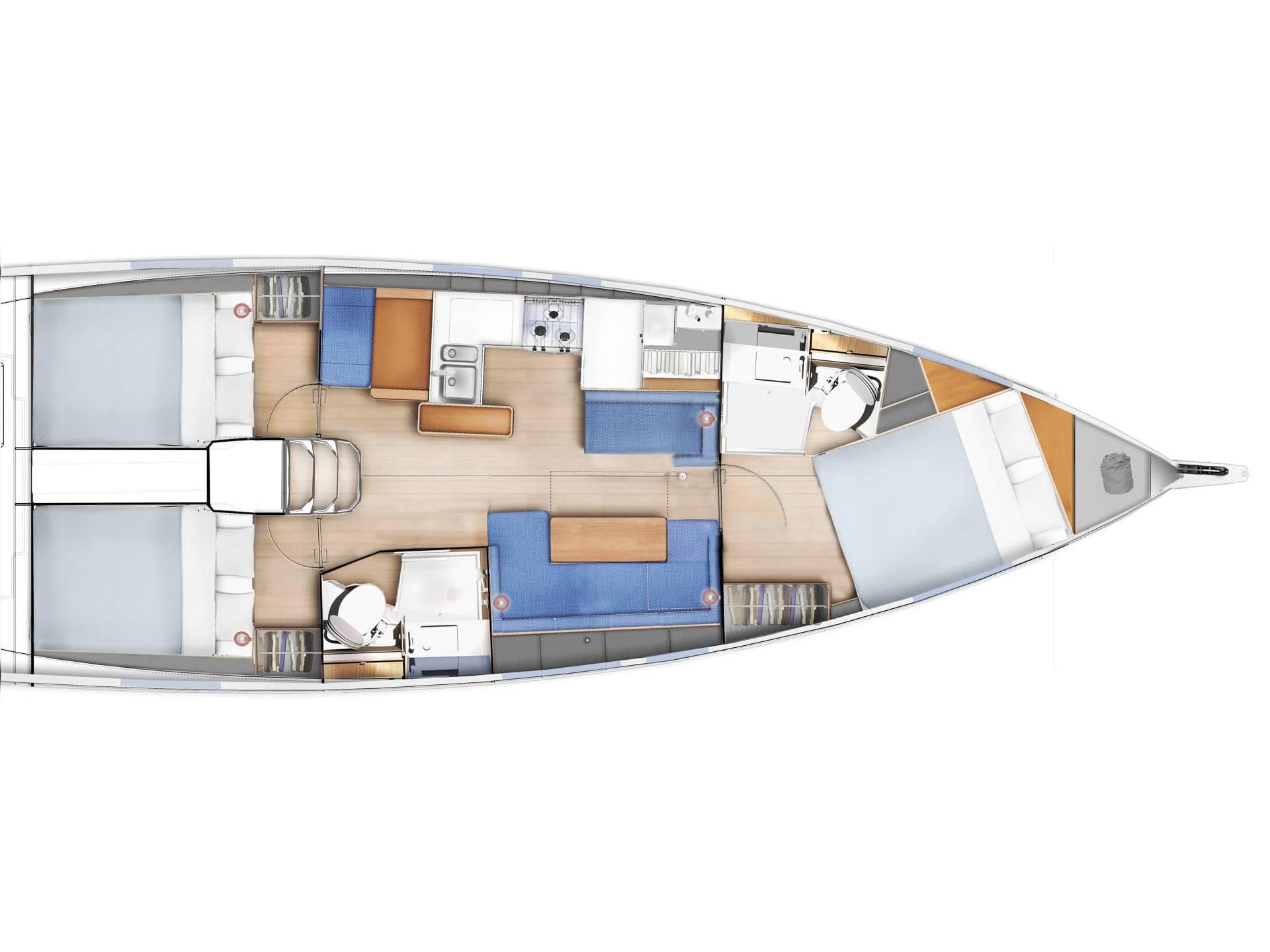 Jeanneau Sun Odyssey 410 MILLA – bilde 5 av 5