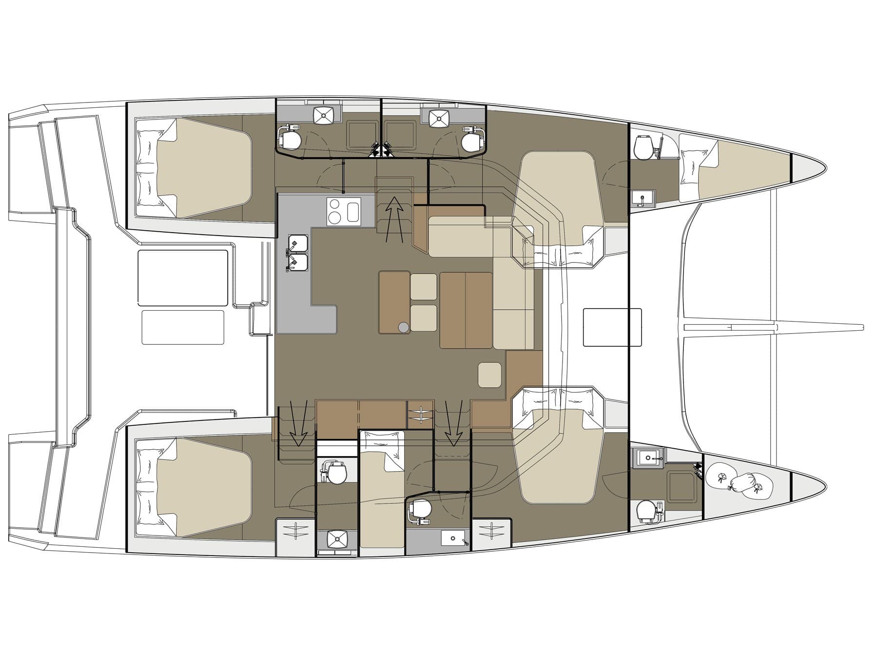 Dufour Catamaran 48 Barchetta VII – bilde 4 av 4