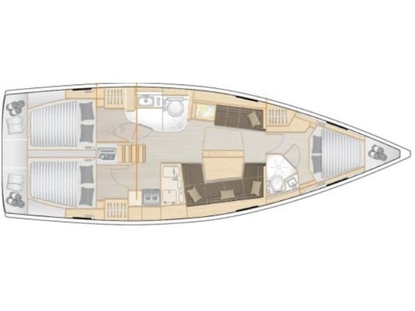 Hanse 418 Pasithea – bilde 3 av 3