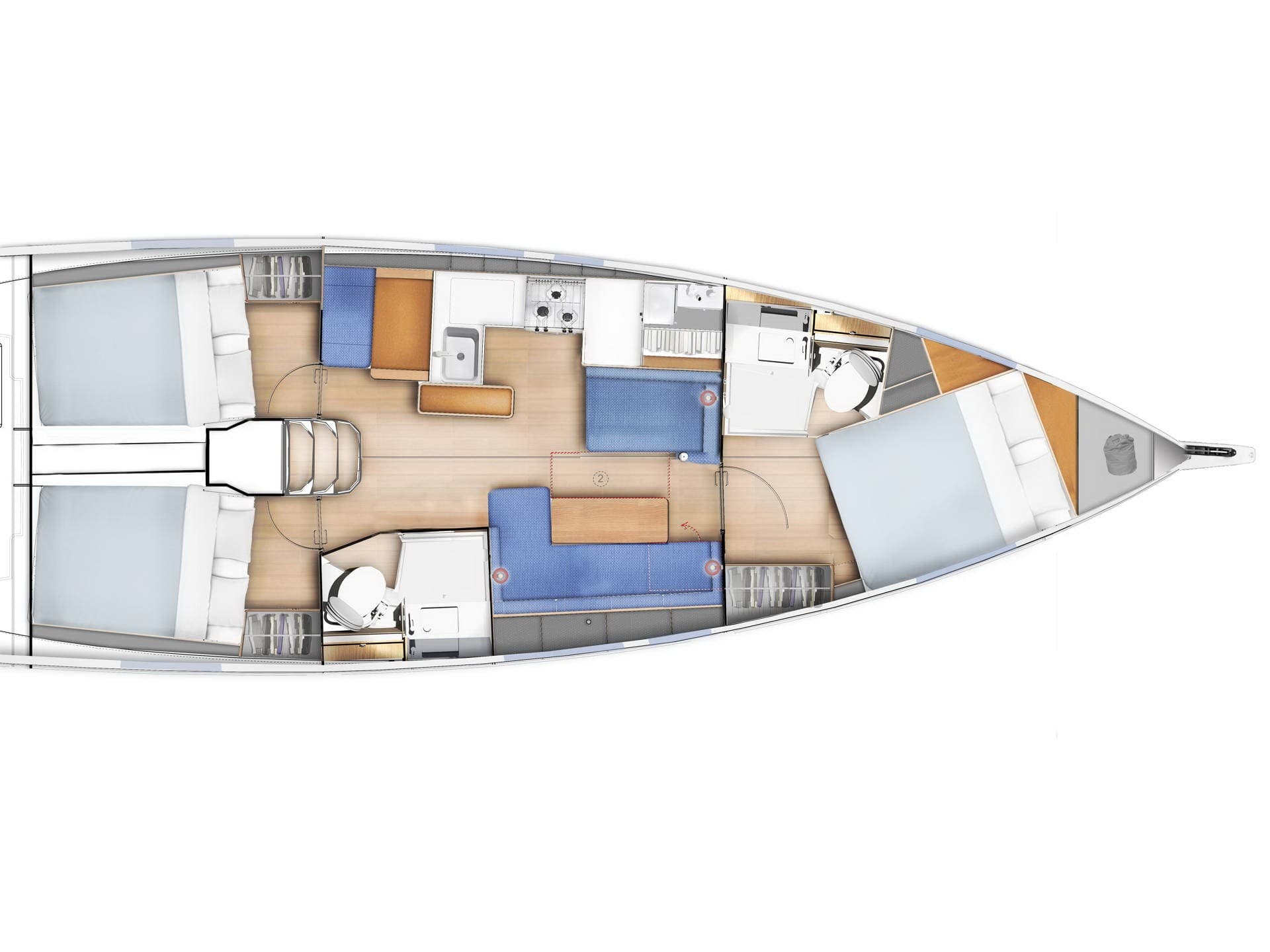 Jeanneau Sun Odyssey 410 Evelina – bilde 3 av 3
