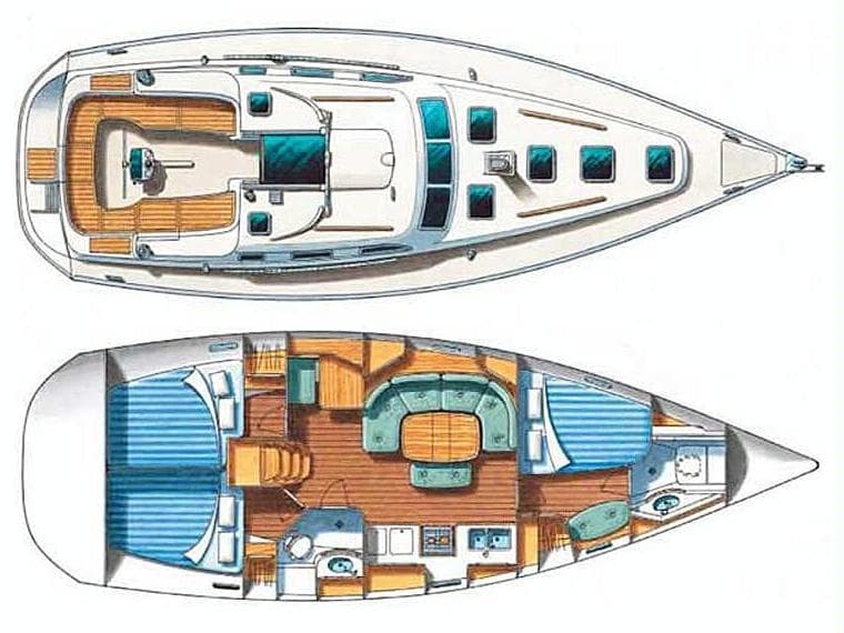 Beneteau Oceanis 393 Armenistis – bilde 3 av 3