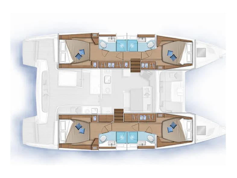 Lagoon 46 Aurora | AC | Generator | Watermaker – bilde 4 av 4