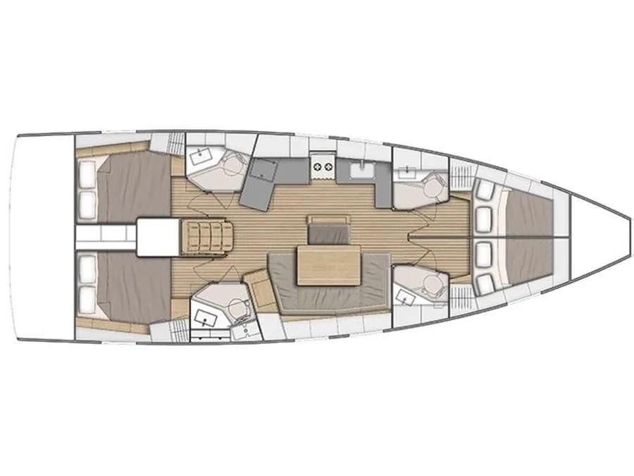 Beneteau Oceanis 46.1 LUNA MARIS – bilde 3 av 3