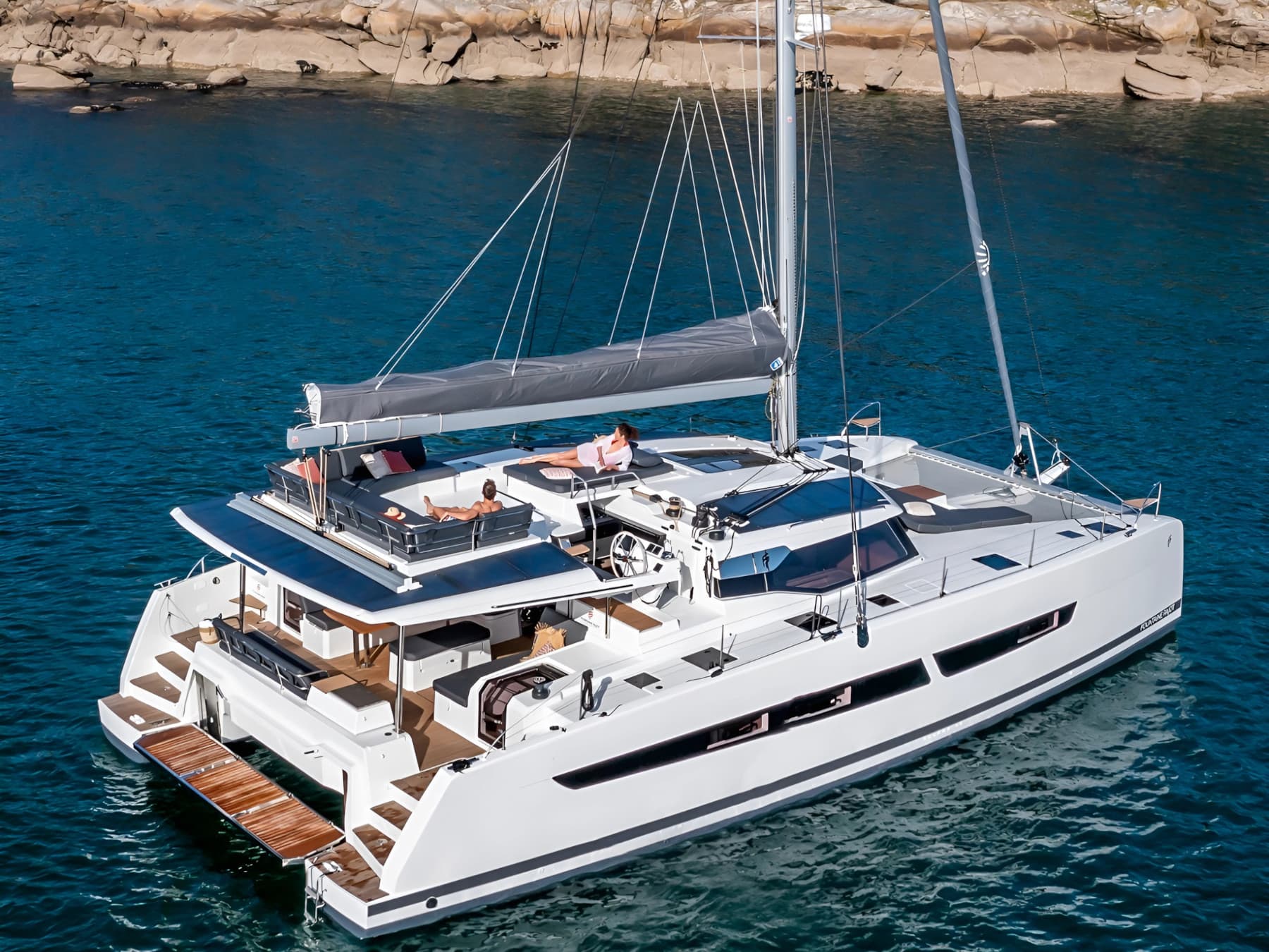 Fountaine Pajot Aura 51 Aerial