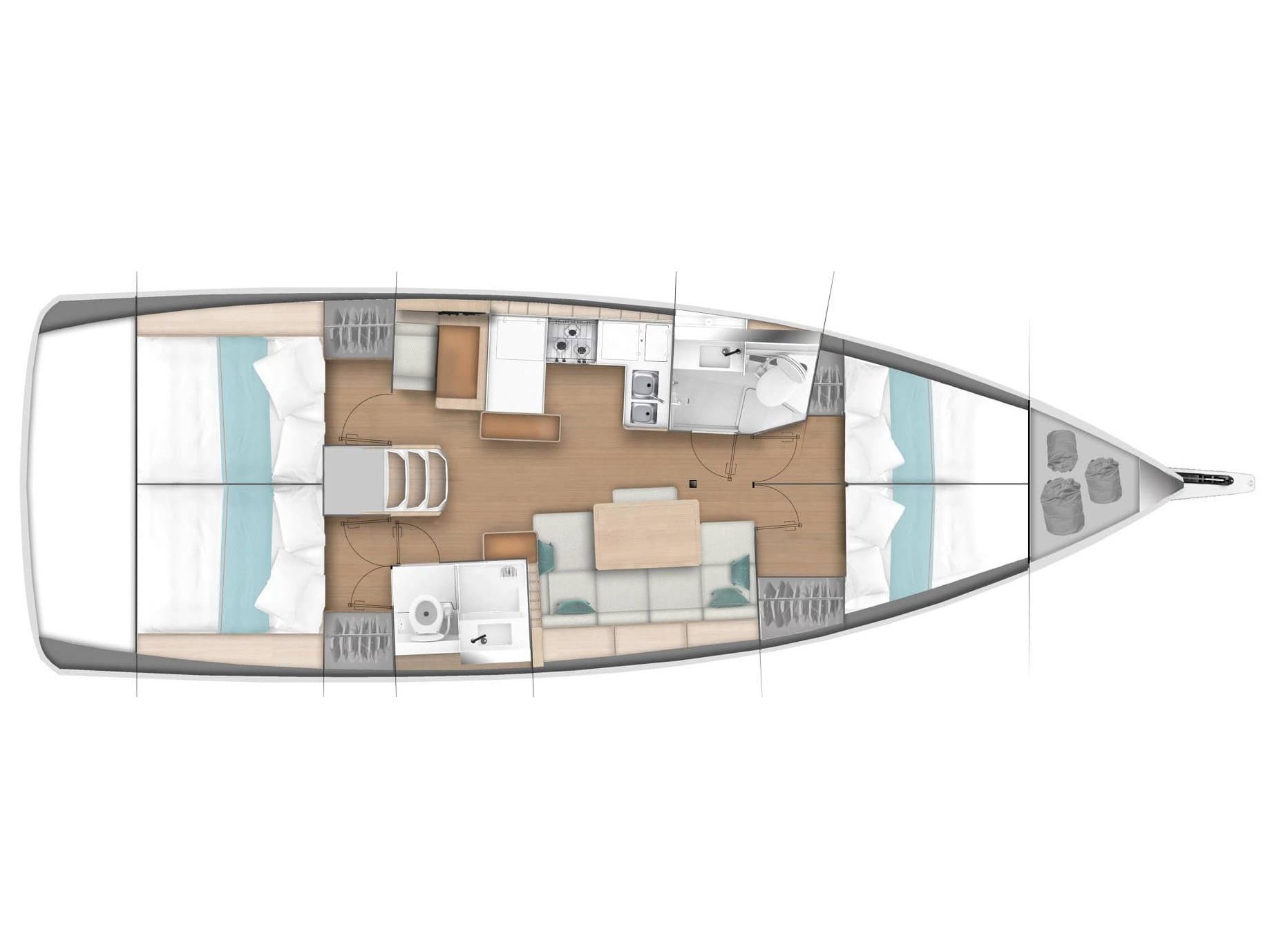 Jeanneau Sun Odyssey 440 XOXO – bilde 3 av 3