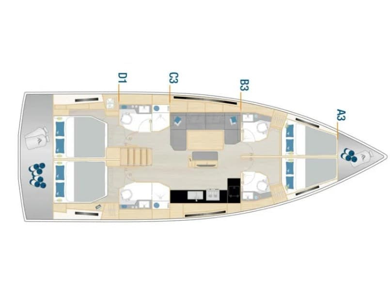 Hanse 460 Okeanida – bilde 5 av 5