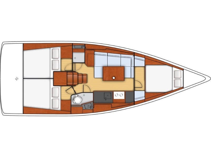 Beneteau Oceanis 38 Marica – bilde 3 av 3