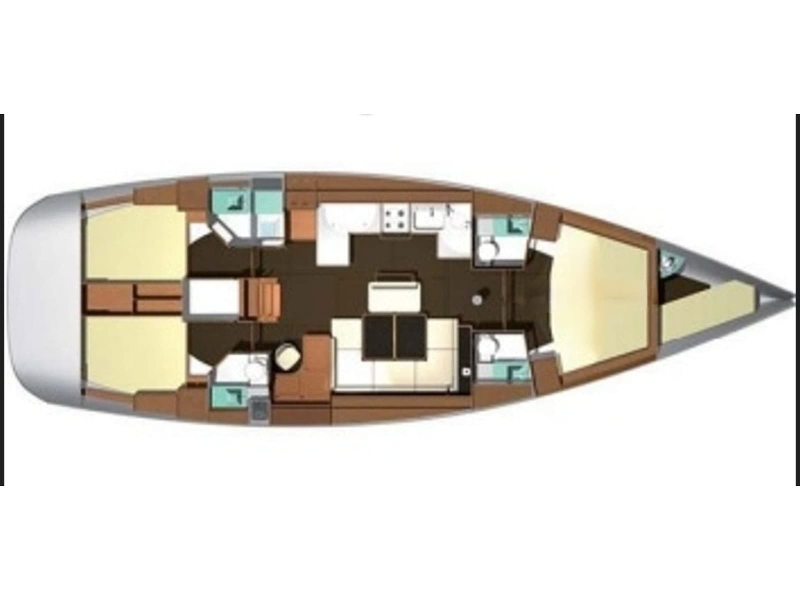 Dufour 525 Grand Large Rainbow – bilde 3 av 3