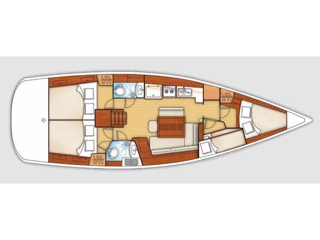 Beneteau Oceanis 43 Demonio de Tasmania – bilde 4 av 4