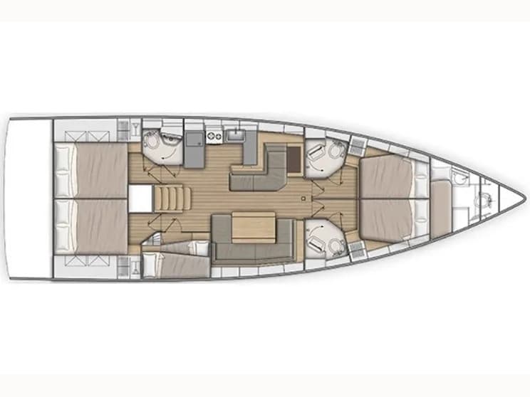 Beneteau Oceanis 51.1 Sea Eagle II – bilde 4 av 4