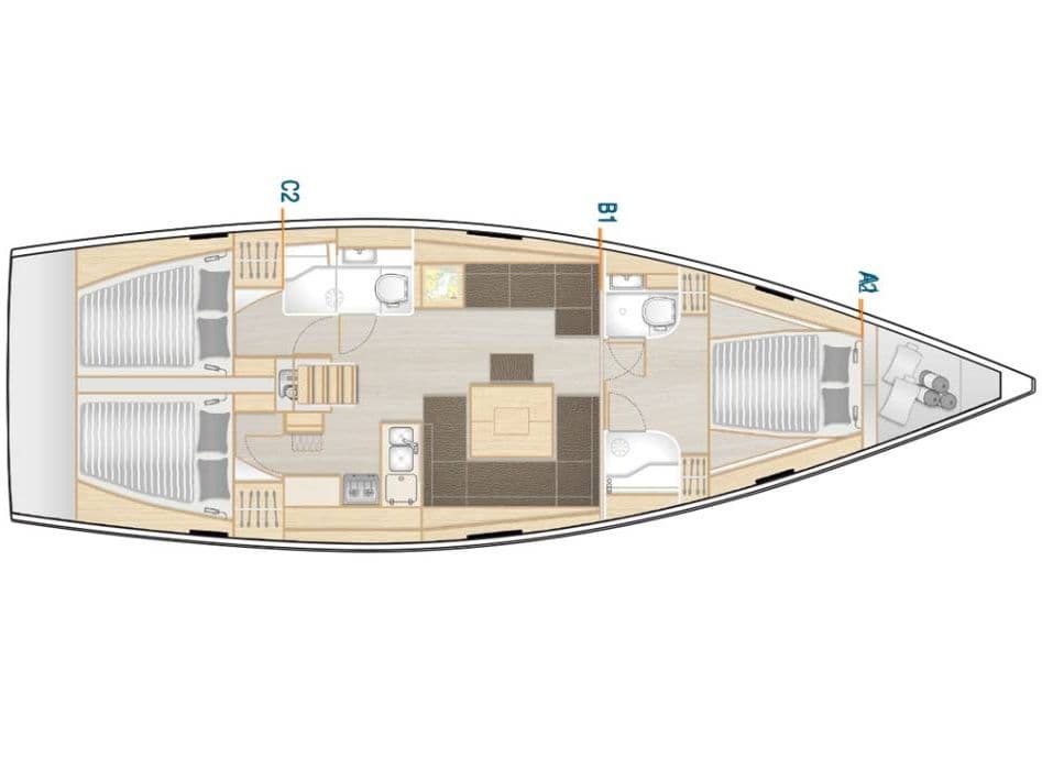 Hanse 458 Sea Pearl – bilde 4 av 4