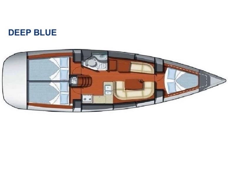 Jeanneau Sun Odyssey 37 Deep Blue – bilde 3 av 3
