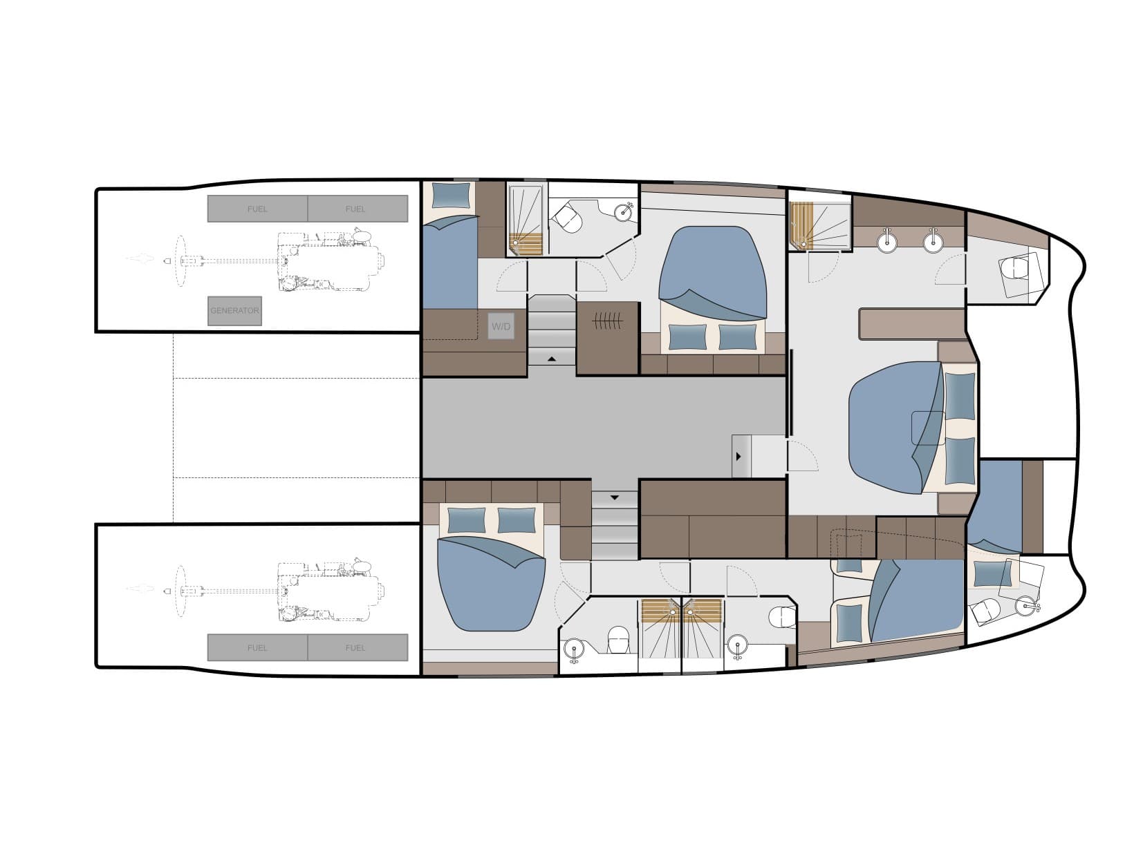 Aquila Yachts Aquila 50 Yacht Sea Stars VI – bilde 5 av 5