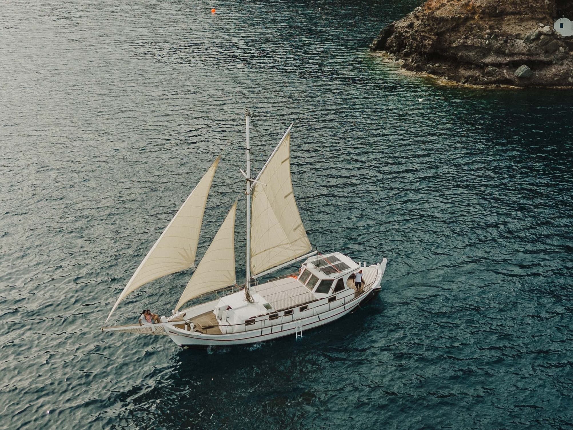 Sail boat Kymatia