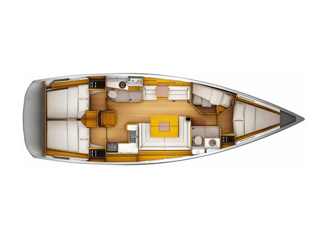Jeanneau Sun Odyssey 449 Sicily – bilde 3 av 3
