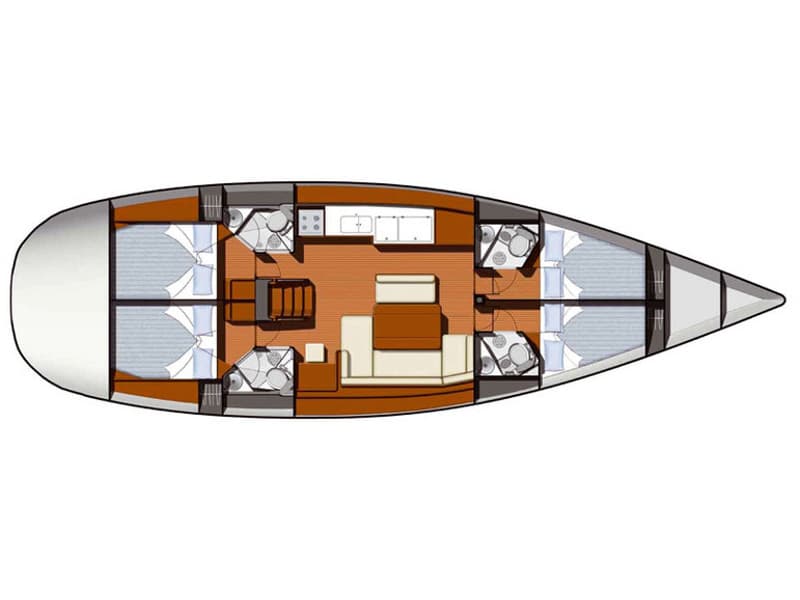 Jeanneau Sun Odyssey 49i Vila I – bilde 3 av 3