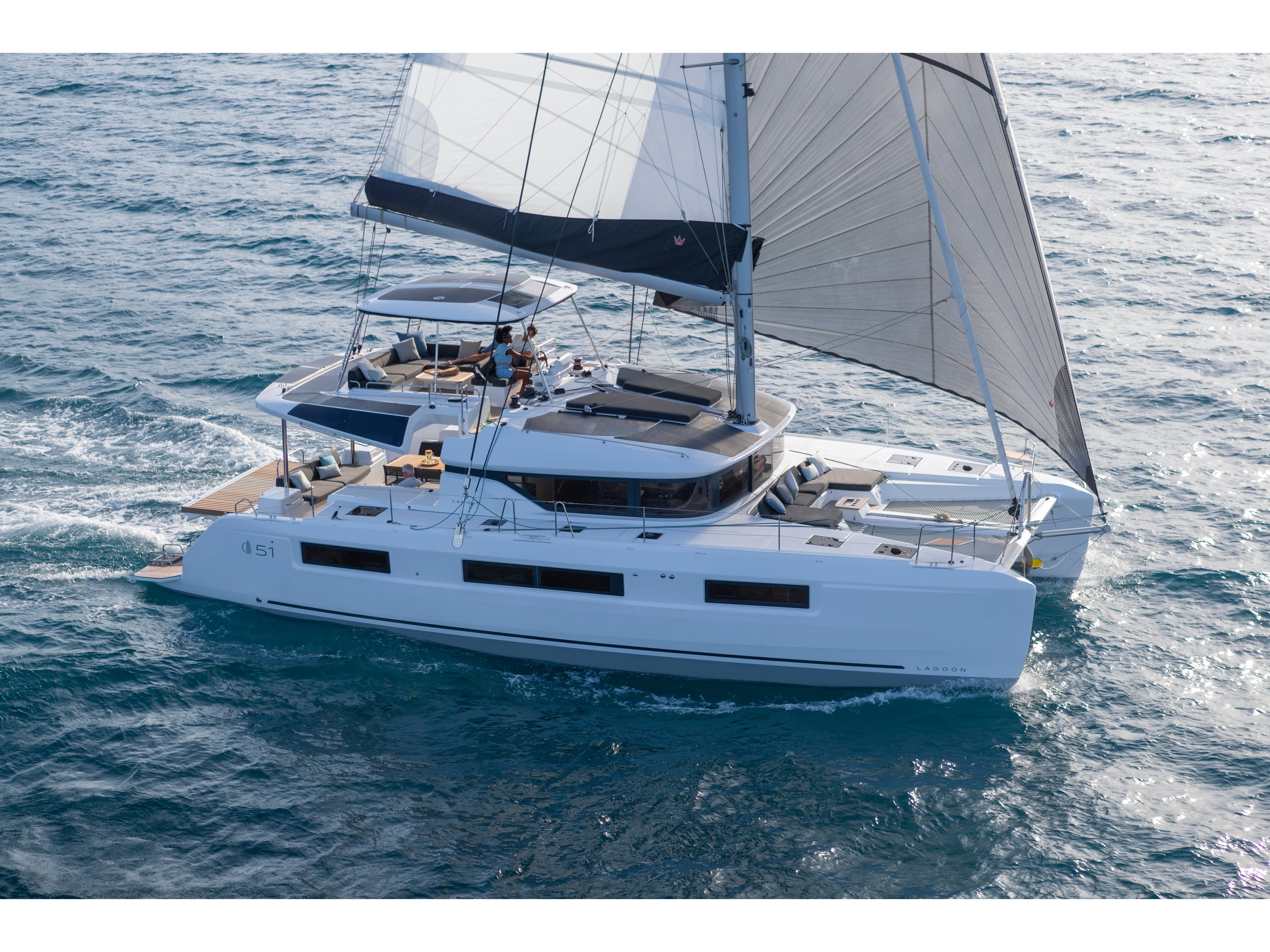 Lagoon 51 Margeo XIX (A/C, GENERATOR, WATER MAKER, ICE MAKER, HARD BIMINI TOP)