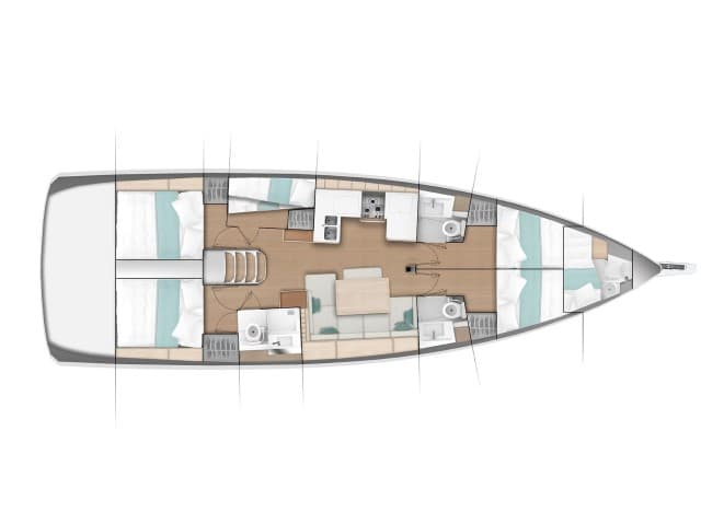 Jeanneau Sun Odyssey 490 Etheria – bilde 3 av 3