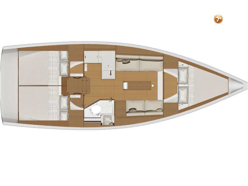Dufour 360 Grand Large Imagine – bilde 3 av 3