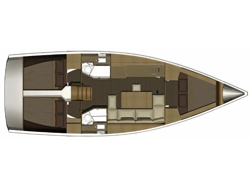 Dufour 382 Grand Large AF-D382 – bilde 3 av 3