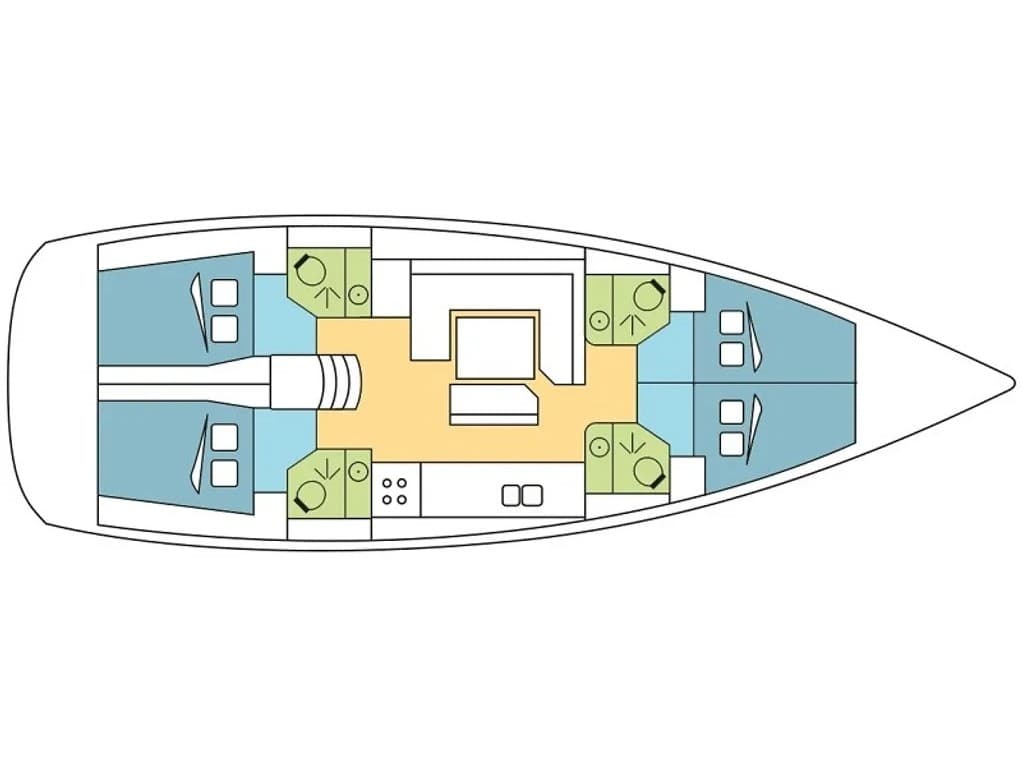 Jeanneau Sun Odyssey 479 Iraklia – bilde 3 av 3