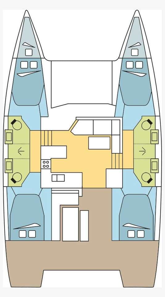 Fountaine Pajot Astréa 42 IOANNA - GEN/AC+WATERMAKER – bilde 4 av 14
