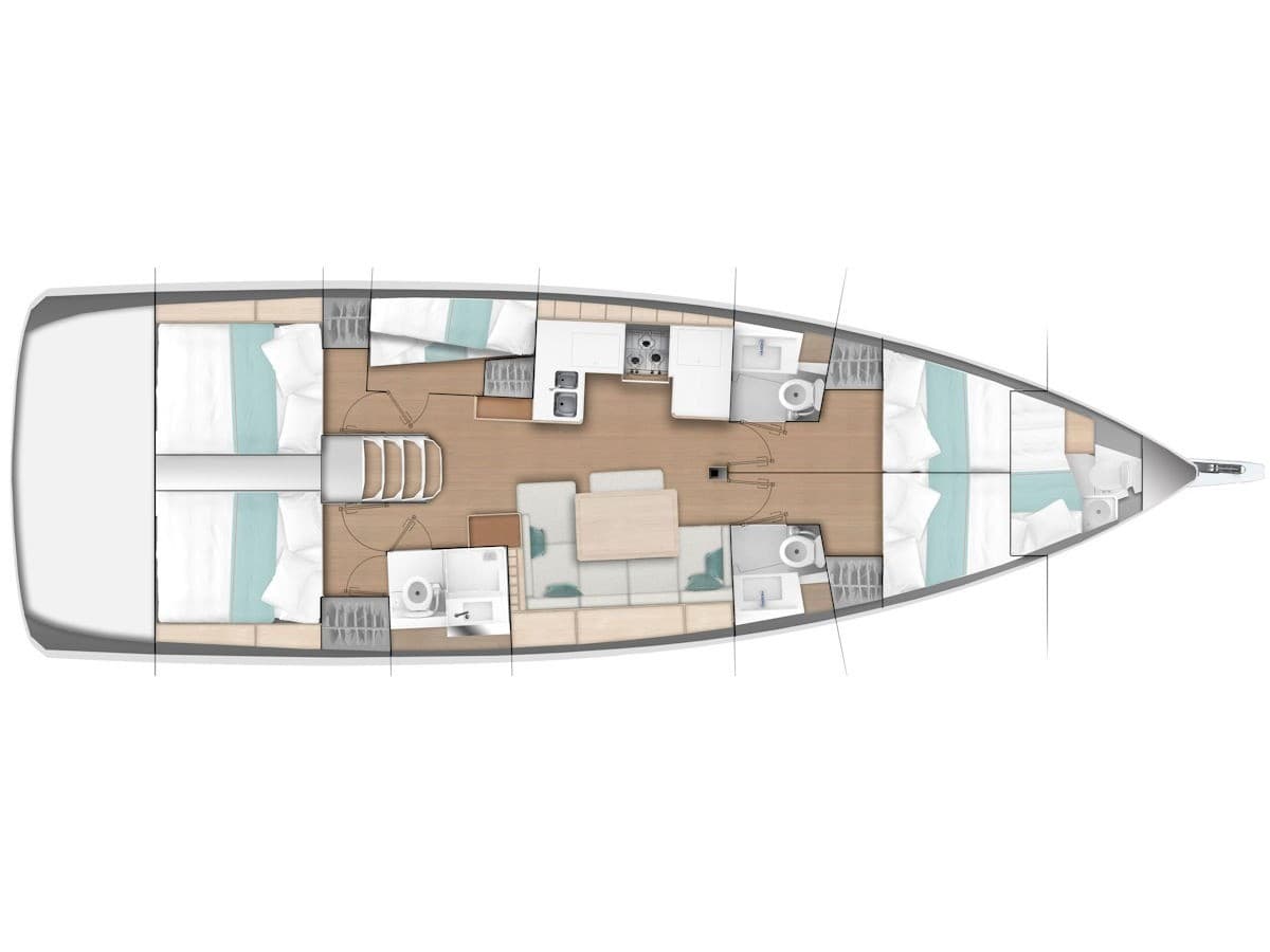 Jeanneau Sun Odyssey 490 Konstantinos – bilde 3 av 3