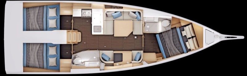 Jeanneau Sun Odyssey 415 KNOT 10