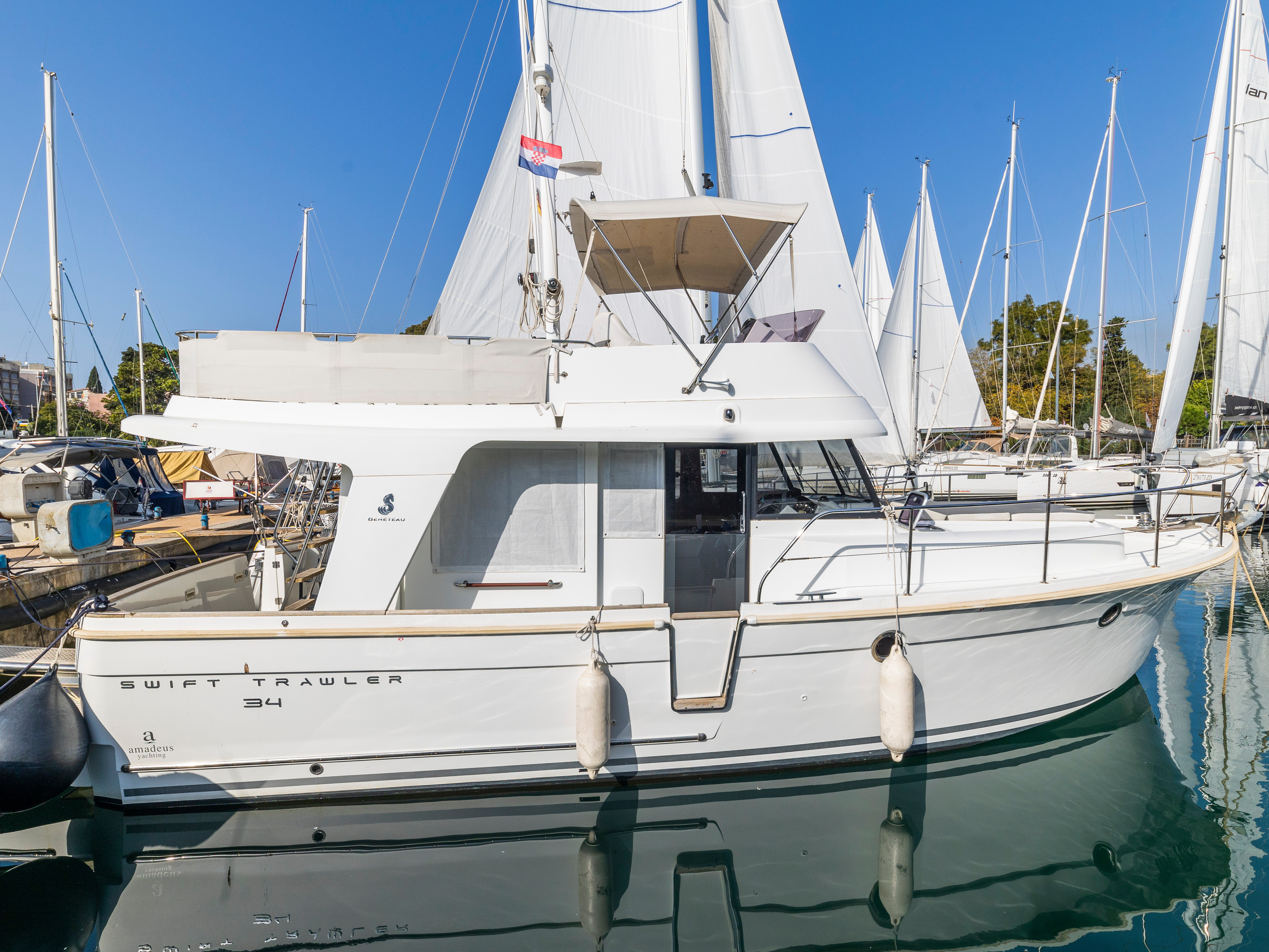 Beneteau Swift Trawler 34 Fly Blue Sky