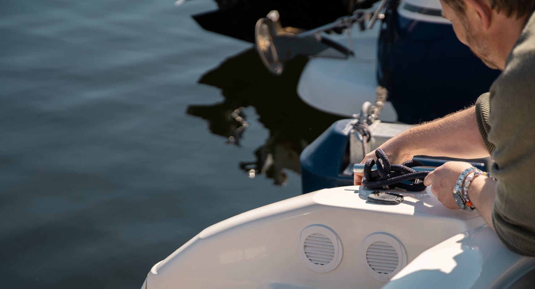A relaxed day aboard a boat